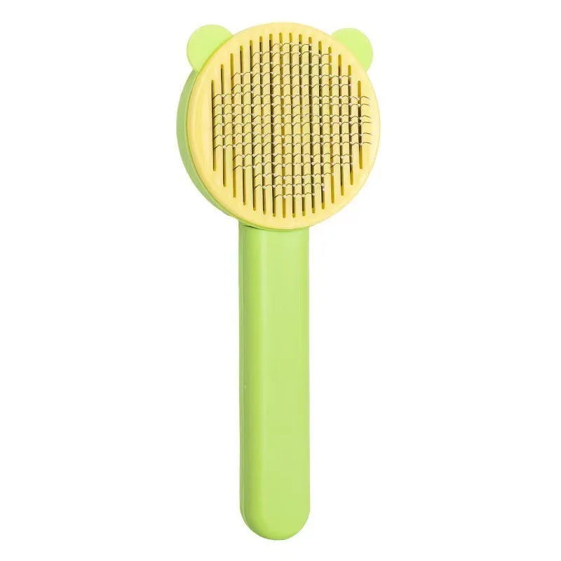 Groom & Clean: Self-Cleaning Pet Brush