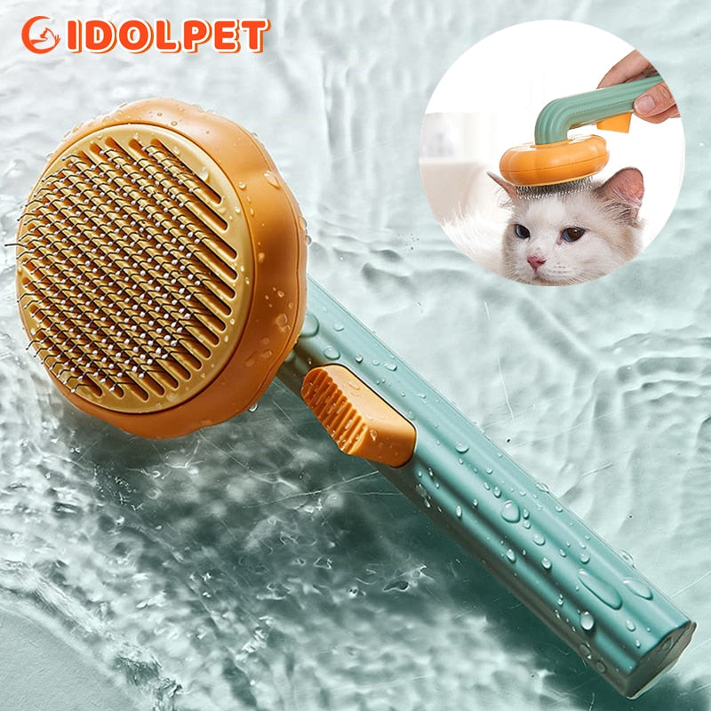 Pumpkin Pet Hair Brush